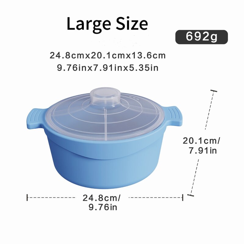 Silicone Microwave Steamer Supplier - OEM BPA Free Food Grade Eco Friendly