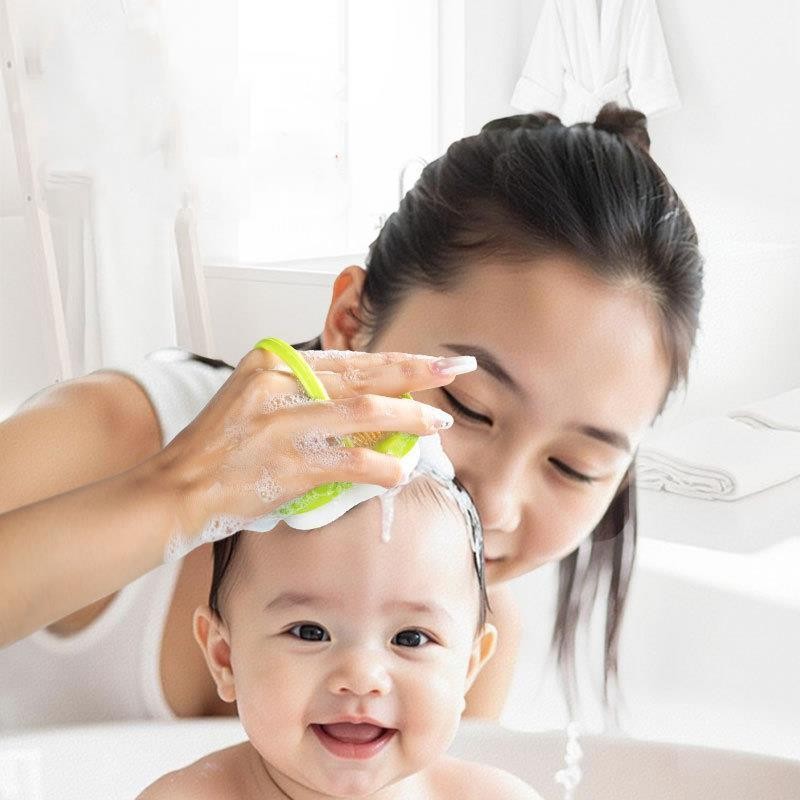 Silicone Baby Hair Brush Supplier - OEM Double Sided Massager for Newborns