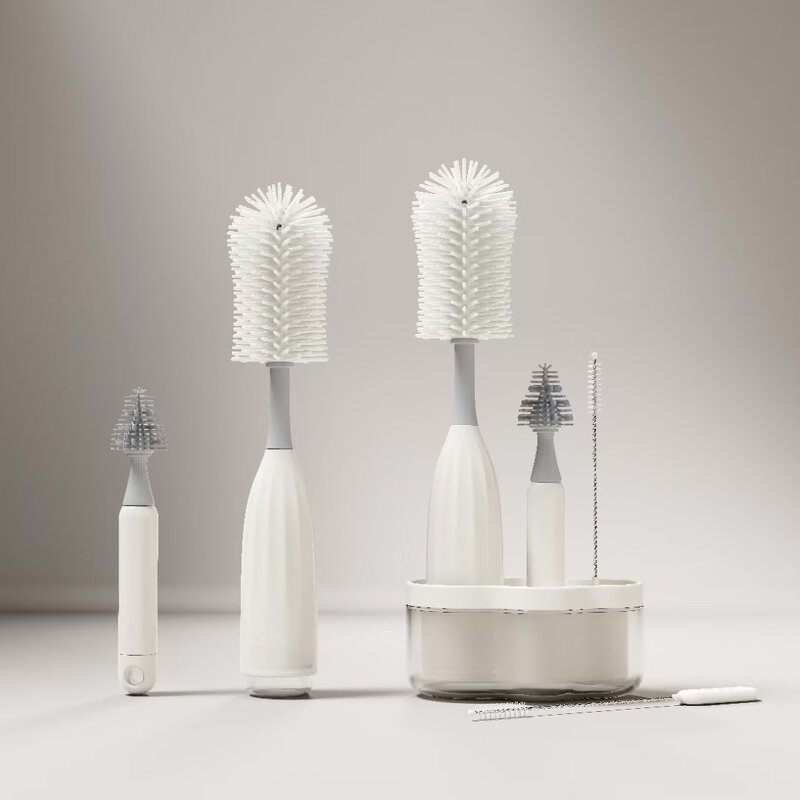Silicone Bottle Cleaner Brush Manufacturer - OEM Push-Press Design Better Cleaning