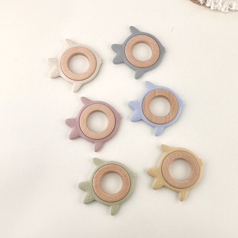 Baby Teething Toy Manufacturer - OEM Food Grade Silicone for 0-12 Months