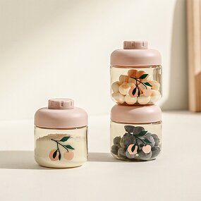 Milk Powder Container Set Supplier - OEM PP Food Grade Portable Snacks Storage