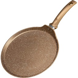 Aluminum Crepe Pan Supplier - OEM 11Inch Granite Coating Flat Skillet