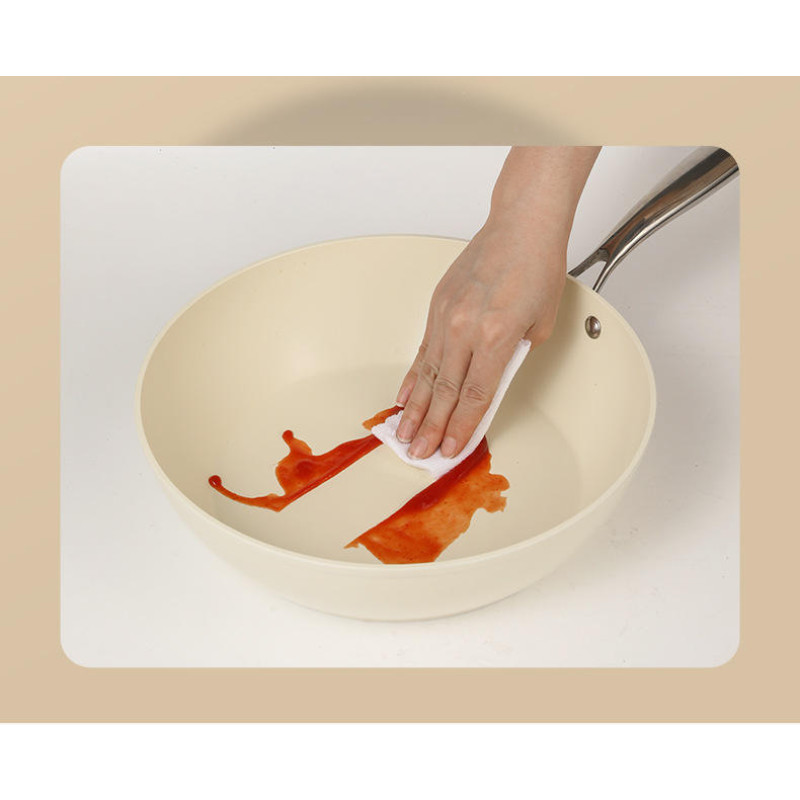 Titanium Ceramic Wok Supplier - OEM Non Stick Frying Pan PFOA Free