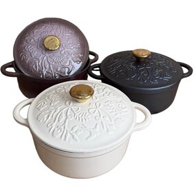 Enameled Cast Iron Dutch Oven Supplier - OEM 6.5 Quart Heavy Duty Pre Seasoned