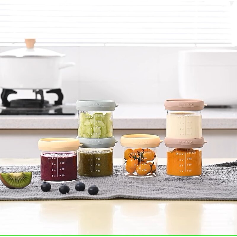 Glass Food Storage Container Manufacturer - OEM 4 Pack Airtight Leak Proof