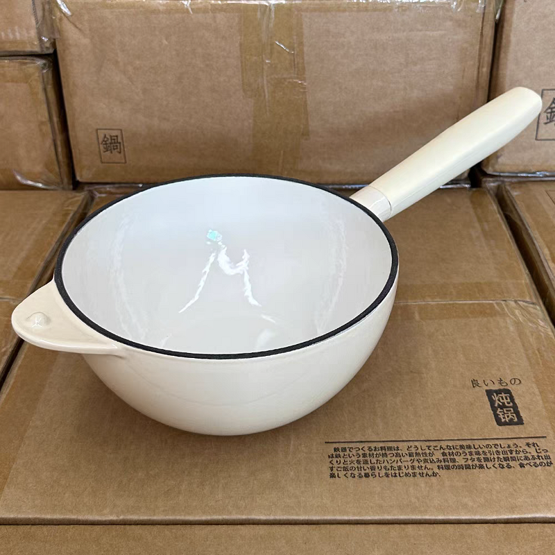 Cast Iron Saucepan Supplier - OEM Enameled Color Coating Dutch Oven Soup Pot