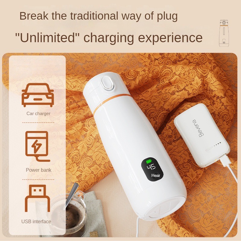 USB Milk Warmer Cup Manufacturer - OEM Smart Portable Wireless 350ml