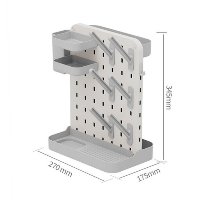 Vertical Drain Rack Manufacturer - OEM Double Sided Large Space PP