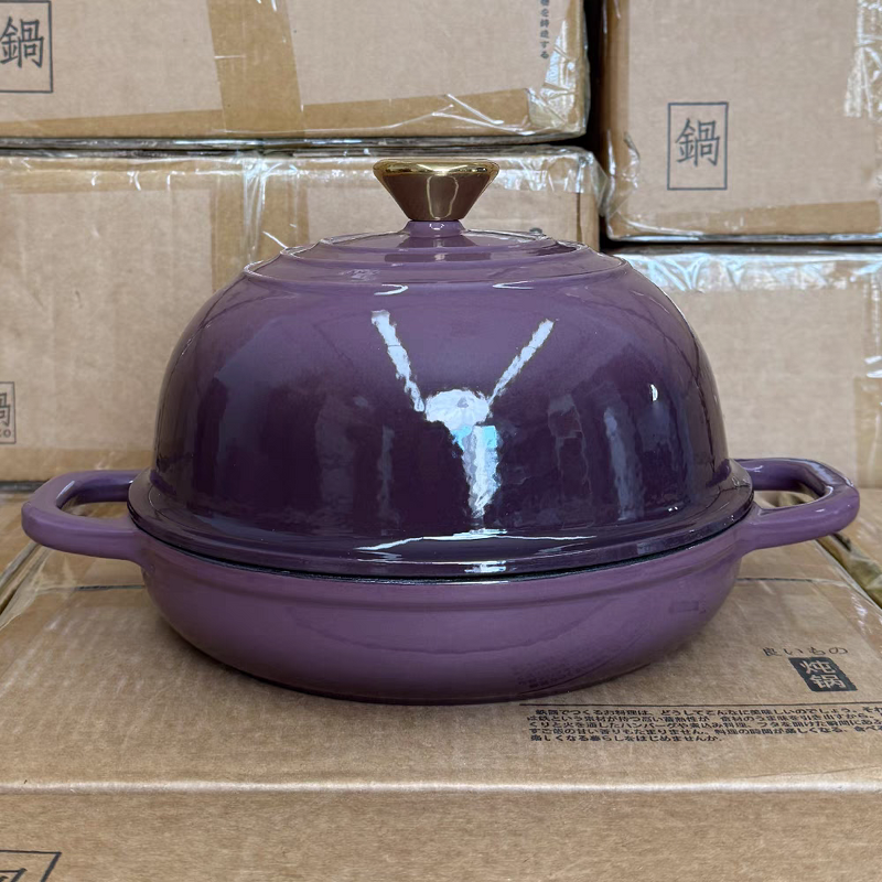 Enameled Cast Iron Bread Oven Supplier - OEM Non-stick Baking Tray for Home