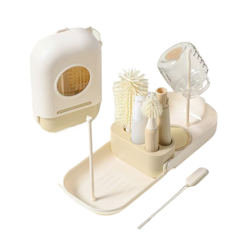 Travel Bottle Cleaning Kit Supplier - OEM New Baby Brush Set Silicone Rack