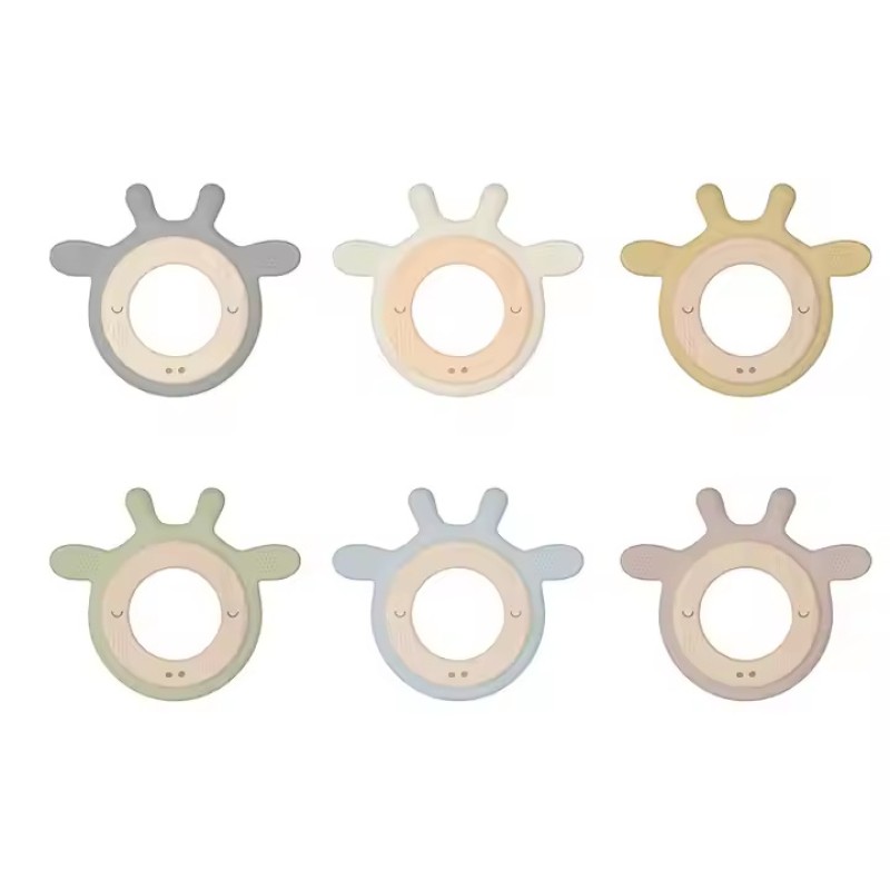 Silicone Baby Teether Manufacturer - OEM Cute Animal Shape Food Grade Safety