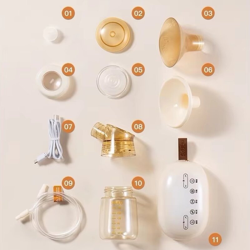 Double Breast Pump Set Manufacturer - OEM Portable Electric with PPSU Bottles