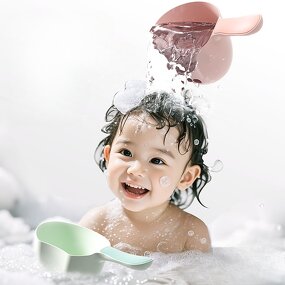 Plastic Baby Bath Ladle Manufacturer - OEM Children Scoop Shampoo Cup