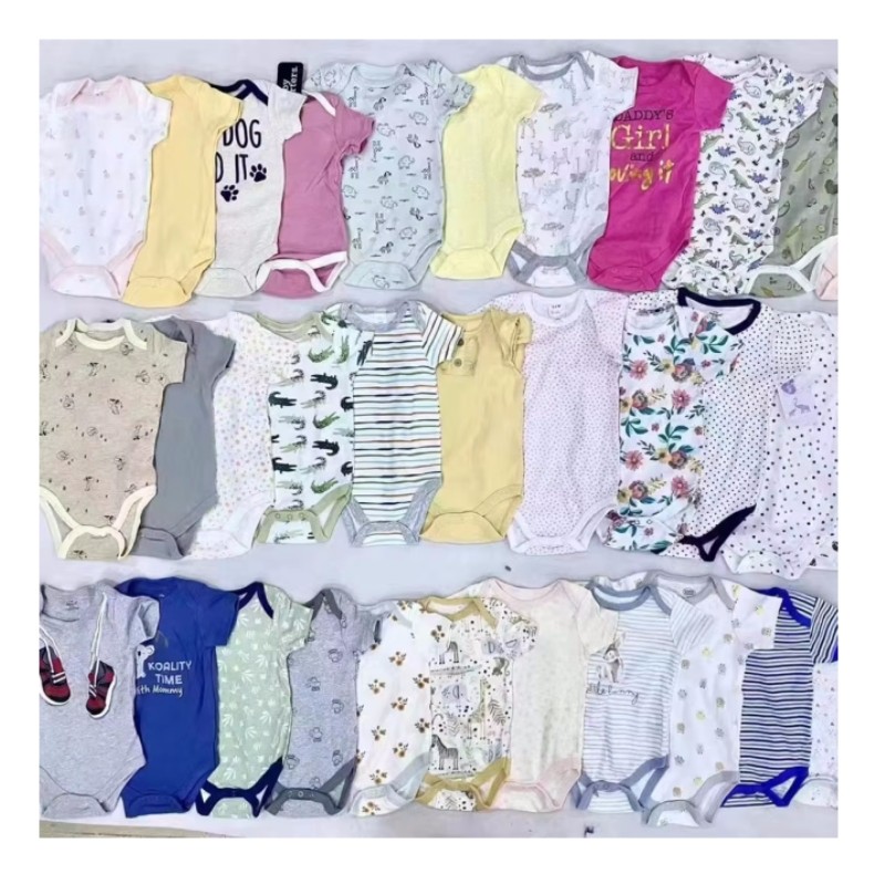 Baby Romper Wholesale Supplier - OEM Various Stock Lot Low Price Cotton