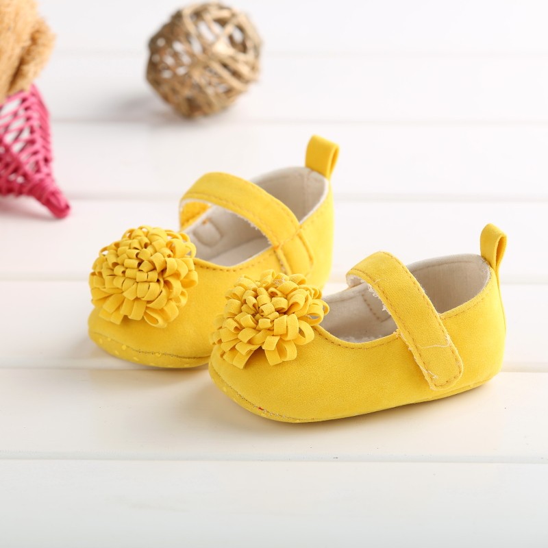 Baby Girls Shoes Supplier - OEM Soft Soled Bow Princess Cute Flats