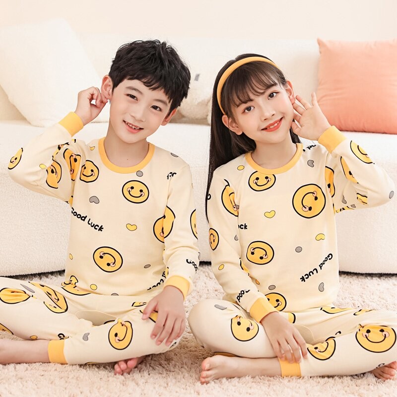 Kid Pajama Set Manufacturer - OEM Autumn New Design Cartoon Pattern