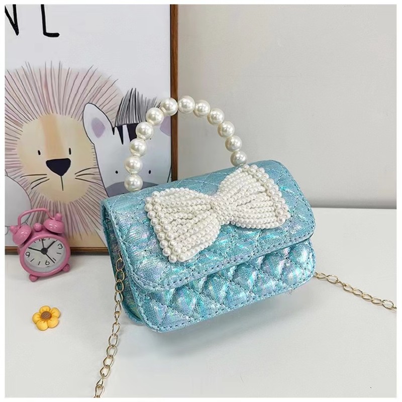 Shoulder Bags for Kids Supplier - Hot Selling Lovely Pearl Chain Cartoon