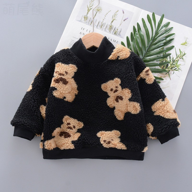 Baby Girls Hooded Jacket Supplier - OEM Children Warm Hooded Sweater Autumn Winter
