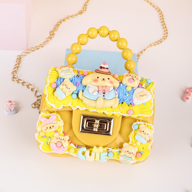 Children's Crossbody Bag Supplier - OEM 2024 New Girl Chain Mini Square Bag