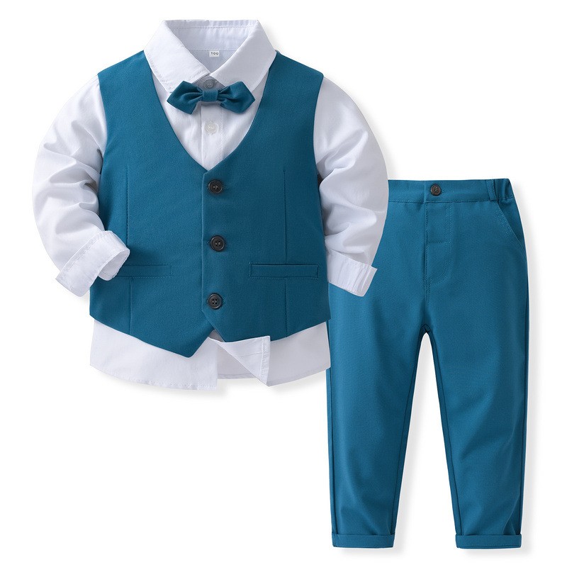 Boy Wedding Suit Manufacturer - OEM Ring Bearer Formal Party Clothing Set