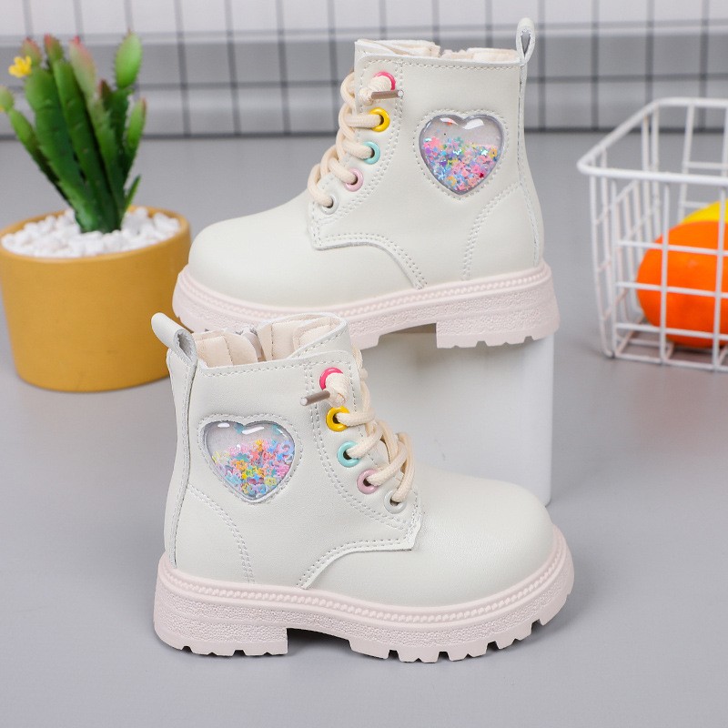 Children's Boots Supplier - OEM British Fashion Leather Ankle Boots
