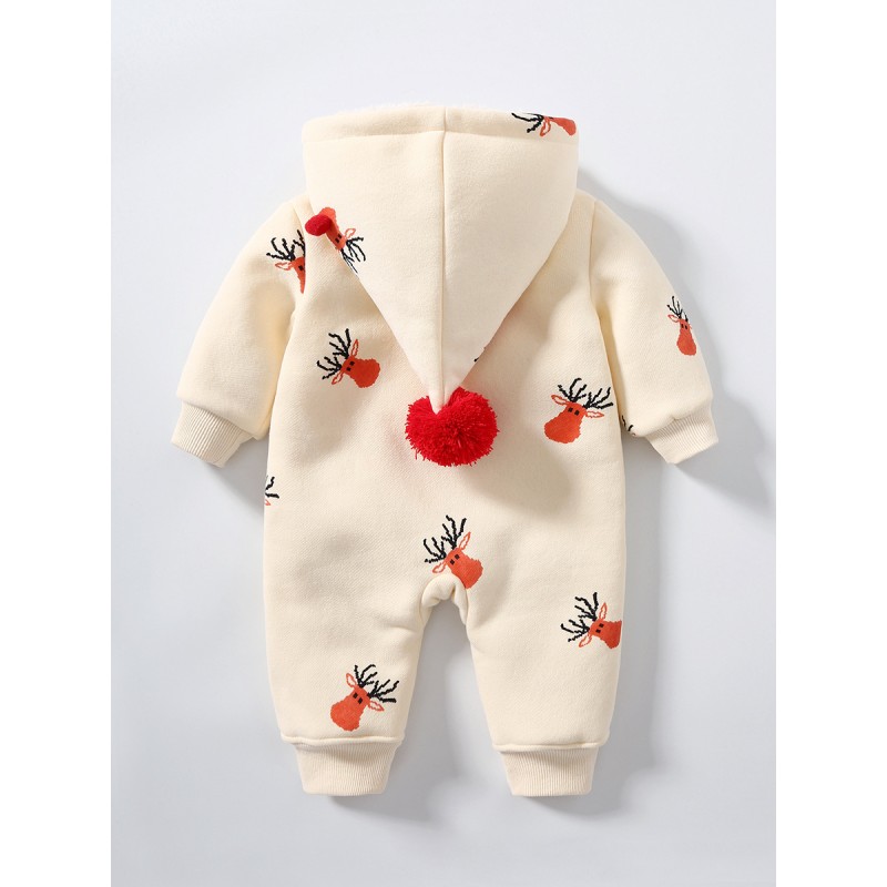 Baby Christmas Romper Manufacturer - OEM Winter Fashion 0-2 Years Wholesale