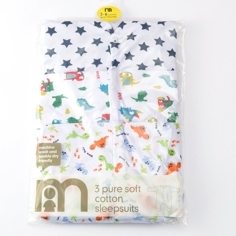 Baby Bodysuit Manufacturer - OEM Cotton Underwear 3 Piece Gift Set