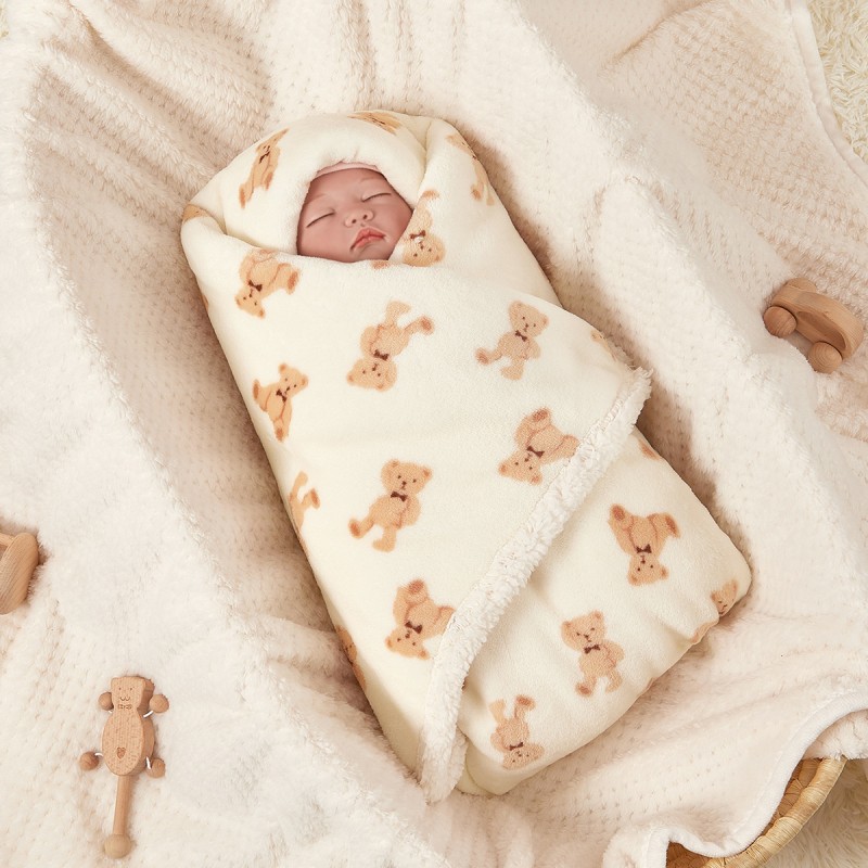 Baby Receiving Blanket Set Manufacturer - OEM 4 Pcs Boutique Flannel Newborn Set