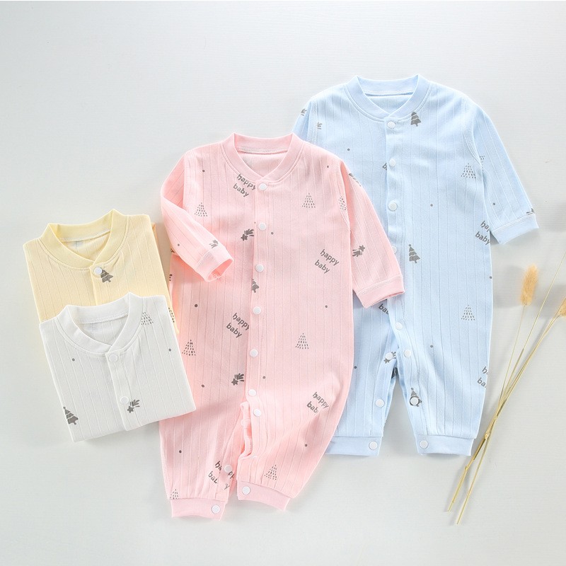 Baby Onesie Manufacturer - OEM Spring Autumn Cotton Newborn Boneless Clothes
