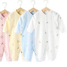 Baby Onesie Manufacturer - OEM Spring Autumn Cotton Newborn Boneless Clothes