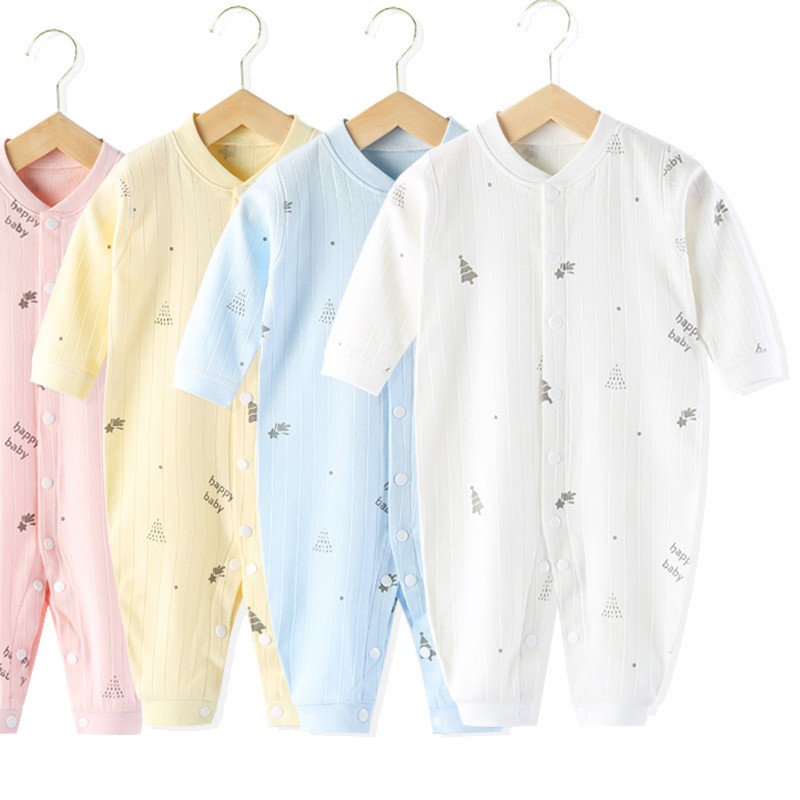 Baby Onesie Manufacturer - OEM Spring Autumn Cotton Newborn Boneless Clothes
