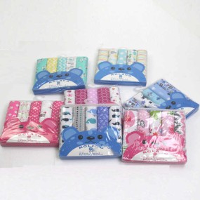 Baby Blanket Manufacturer - OEM Fall Print Cartoon 100% Cotton Knit Blanket