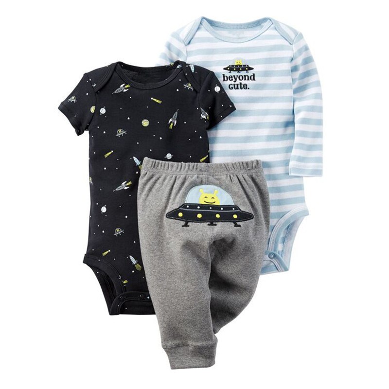 Baby Romper Suit Supplier - OEM Long Sleeve Short Sleeve + Pants Set