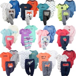 Baby Romper Suit Supplier - OEM Long Sleeve Short Sleeve + Pants Set