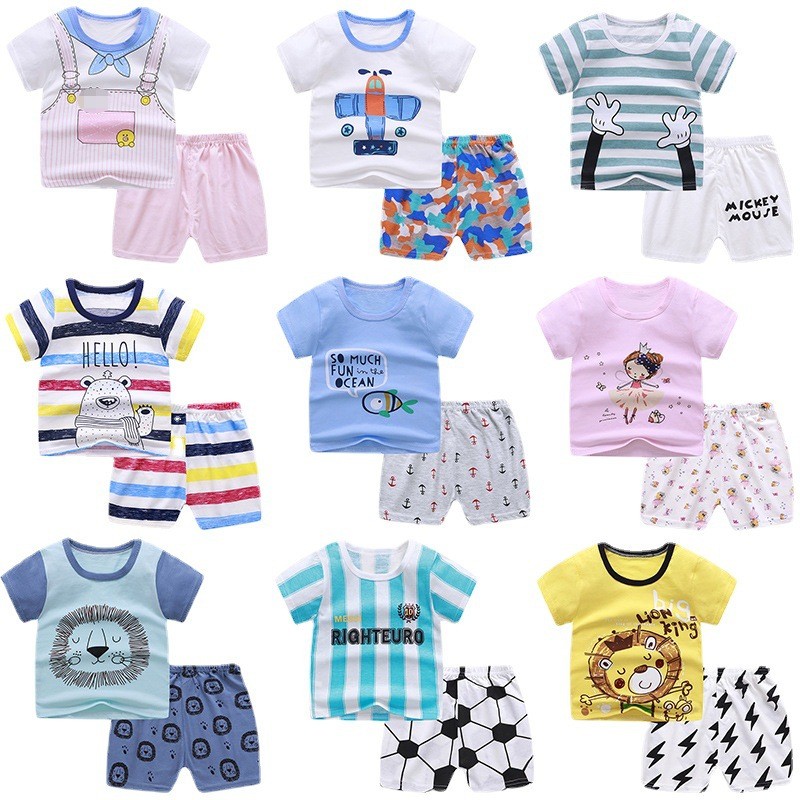 Newborn Baby Clothes Set Manufacturer - OEM Summer Short Outfit Set