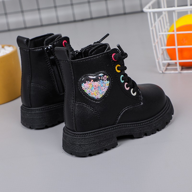 Children's Boots Supplier - OEM British Fashion Leather Ankle Boots