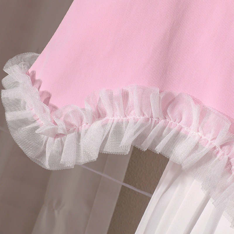 Baby Girl Outfit Sets Manufacturer - OEM Sweet Sleeveless Mesh Top Pants Set