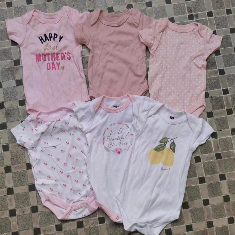 Baby Romper Wholesale Supplier - OEM Various Stock Lot Low Price Cotton