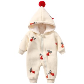 Baby Christmas Romper Manufacturer - OEM Winter Fashion 0-2 Years Wholesale