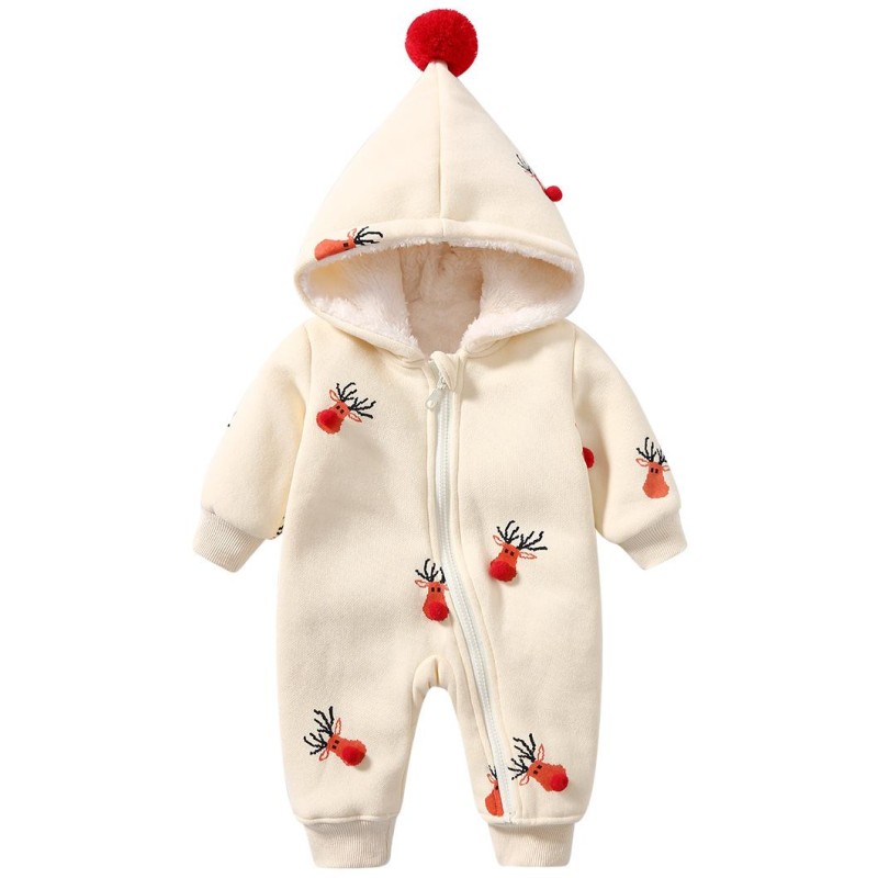 Baby Christmas Romper Manufacturer - OEM Winter Fashion 0-2 Years Wholesale
