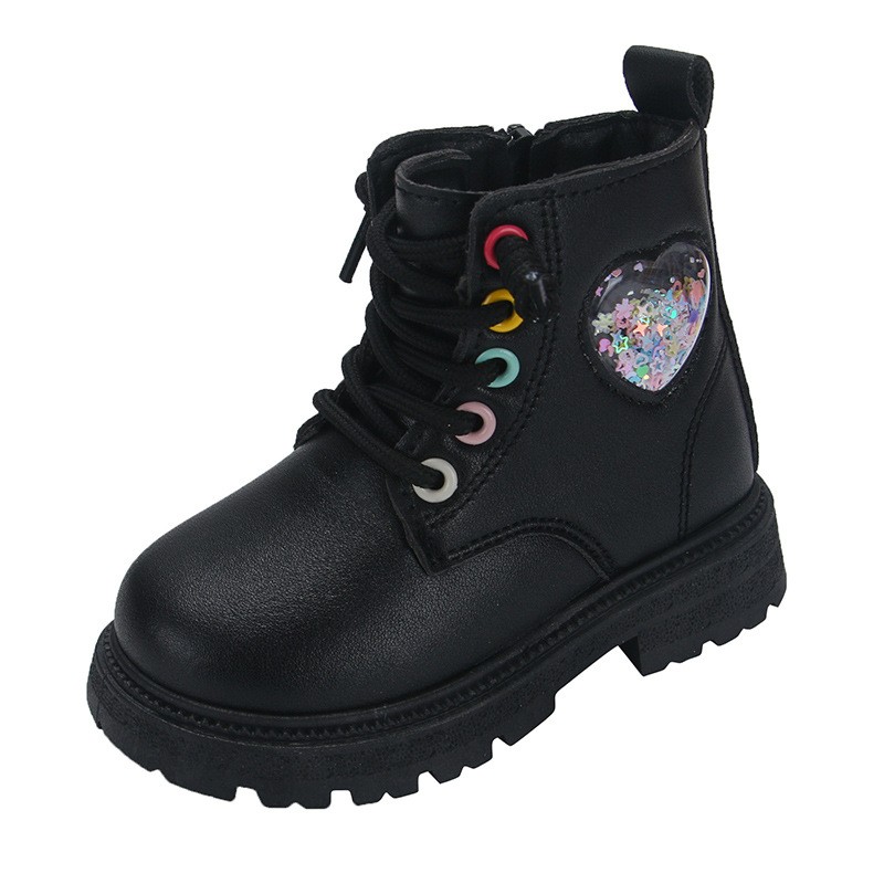 Children's Boots Supplier - OEM British Fashion Leather Ankle Boots