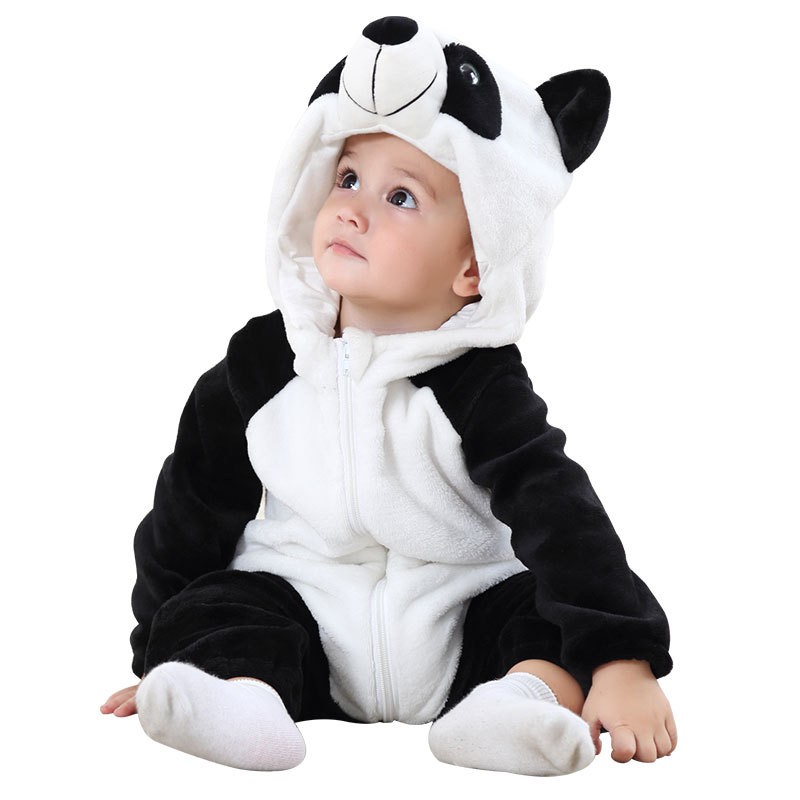 Baby Romper Supplier - OEM Winter Warm Thickened Animal Design Flannel