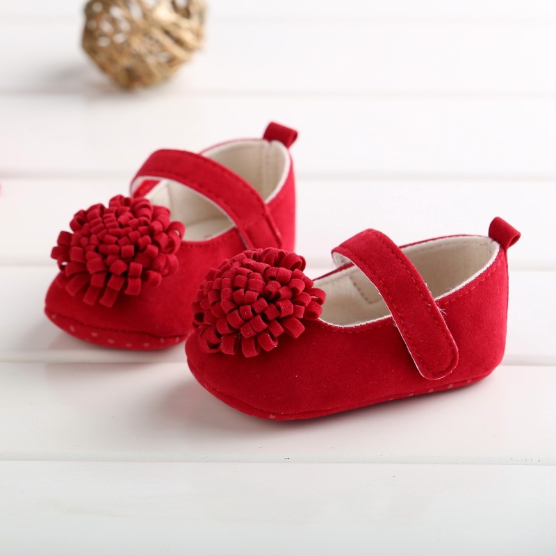 Baby Girls Shoes Supplier - OEM Soft Soled Bow Princess Cute Flats