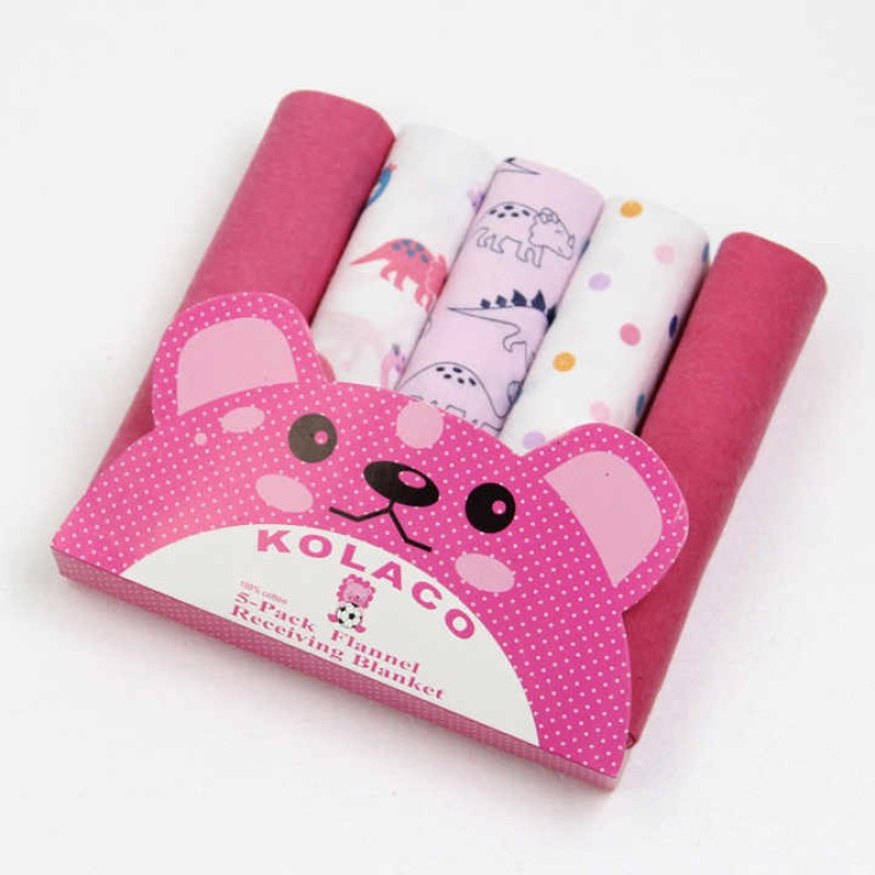 Baby Blanket Manufacturer - OEM Fall Print Cartoon 100% Cotton Knit Blanket