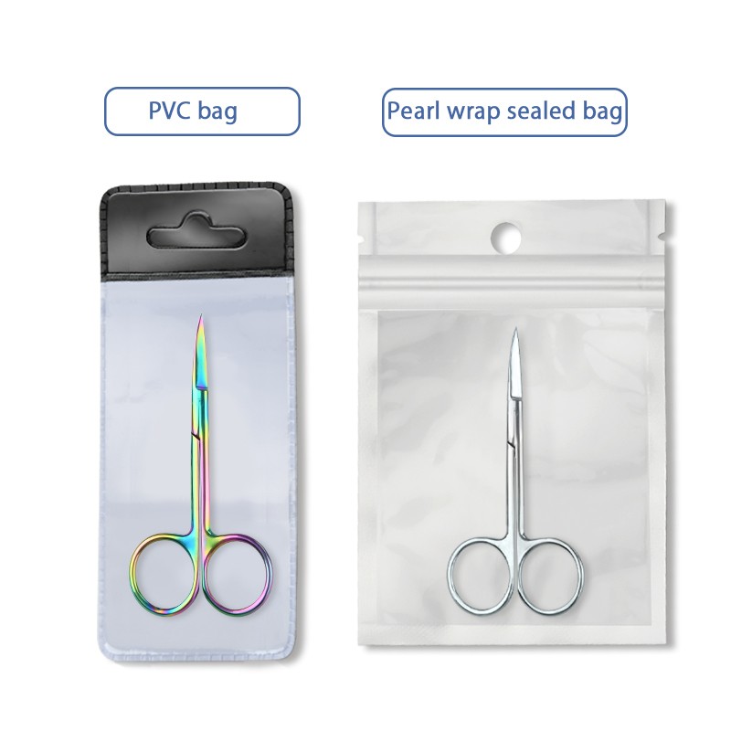 Stainless Steel Beauty Care Makeup Scissors for Eyebrow Trimming Mustache and Eyelash Hair Removal