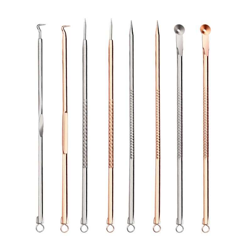 Black Head Remover Beauty Instruments Dead Remove  Acne Pin Needle Tool Comedones Extractor Set