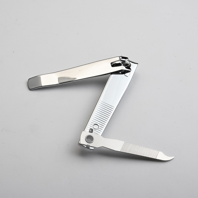 Private Brand High Quality Carbon Steel Toe Pedicure Nail Clipper with File Curved Blade Nail Cutter for Fingers