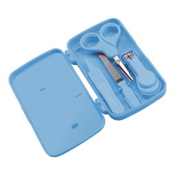 4 in 1 Baby Nail Manicure Pedicure Grooming Care Kit Clippers Scissors File Tweezers Child Safety Nail Clippers