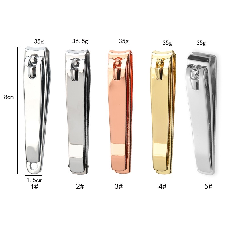 Private Brand High Quality Carbon Steel Toe Pedicure Nail Clipper with File Curved Blade Nail Cutter for Fingers