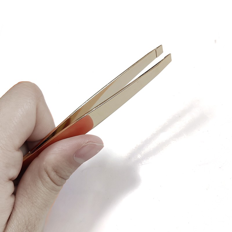 Wholesale Eyebrow Tweezer Stainless Steel 96 Slanted Pointed False Eyelashes Set Colorful Clamps Clip